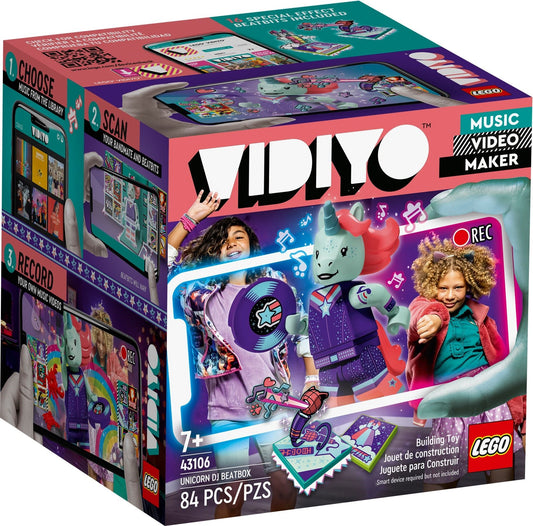 LEGO 43106 Unicorn DJ BeatBox - Music Video Maker Kit