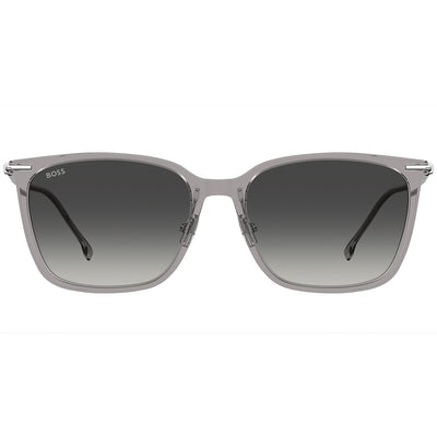 Hugo Boss Stylish Square Polarised Sunglasses 1689/F/SK Grey Acetate