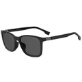 Hugo Boss BOSS 1693/F/SK Square Sunglasses Black Polyamide Grey Polarised