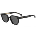 Hugo Boss 1687/F/SK 807 Men's Polarised Sunglasses Black Grey Square Eco Acetate