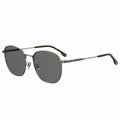 BOSS 1561FSK Men's Stylish Sunglasses Ruthenium Metal Frame Grey Lenses