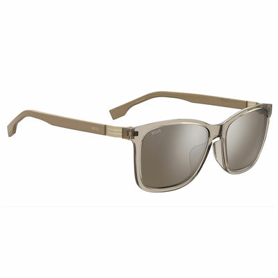 Hugo BOSS 1693FSK 10A Men's Stylish Polarised Sunglasses Square Beige