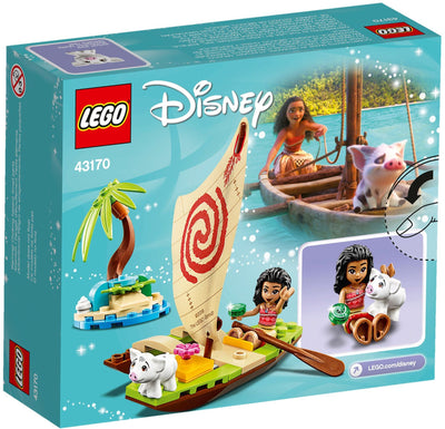 LEGO 43170 Moana's Ocean Adventure Sailboat Toy