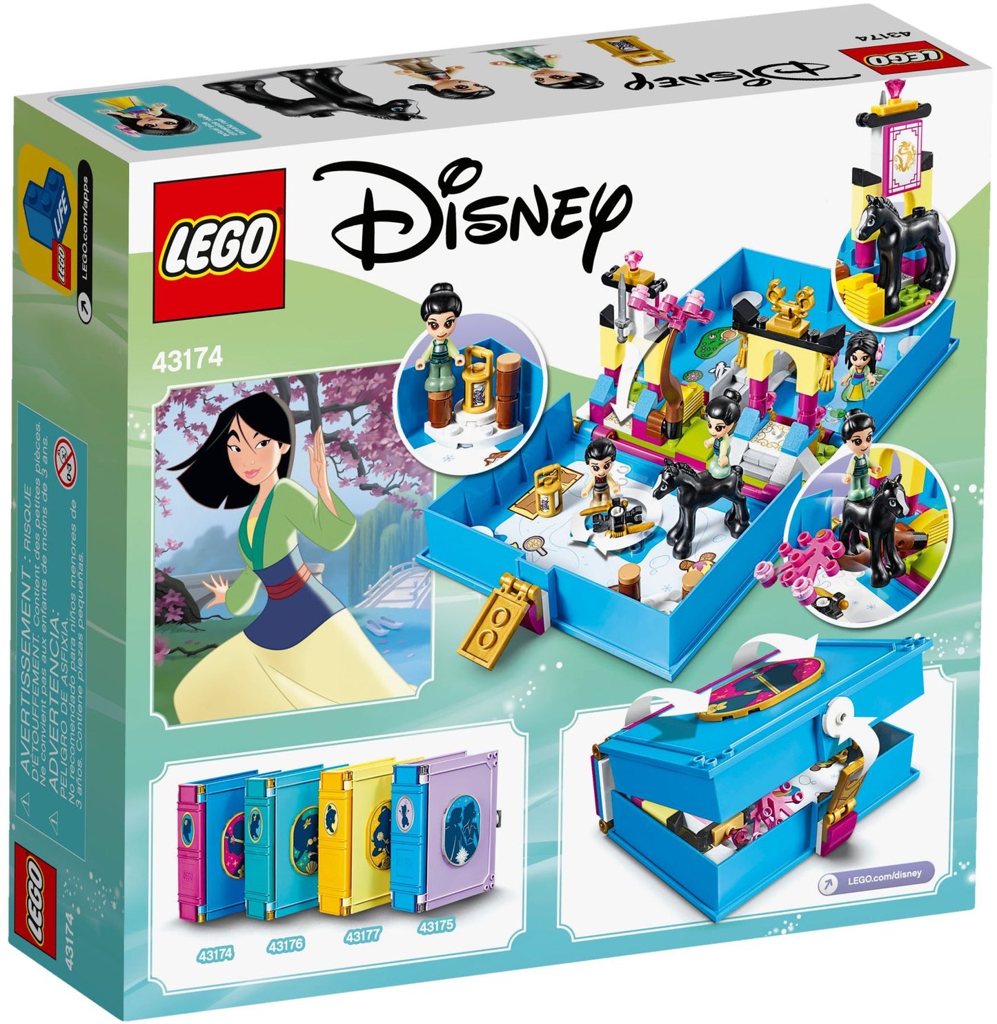 LEGO 43174 Disney Mulan's Storybook Adventures