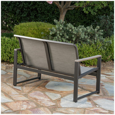 SunVilla Helio 4 Piece Outdoor Patio Set Graphite Aluminium Stylish