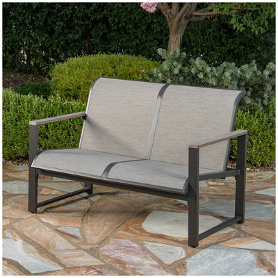 SunVilla Helio 4 Piece Outdoor Patio Set Graphite Aluminium Stylish