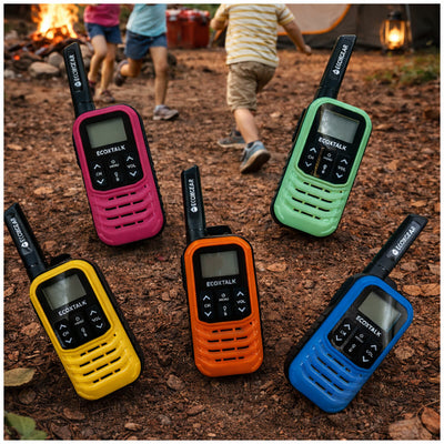 ECOXGEAR Portable UHF CB Walkie Talkie 5 Pack EXG50-5PKCT2026 Multi Colour
