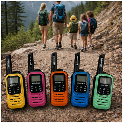 ECOXGEAR Portable UHF CB Walkie Talkie 5 Pack EXG50-5PKCT2026 Multi Colour