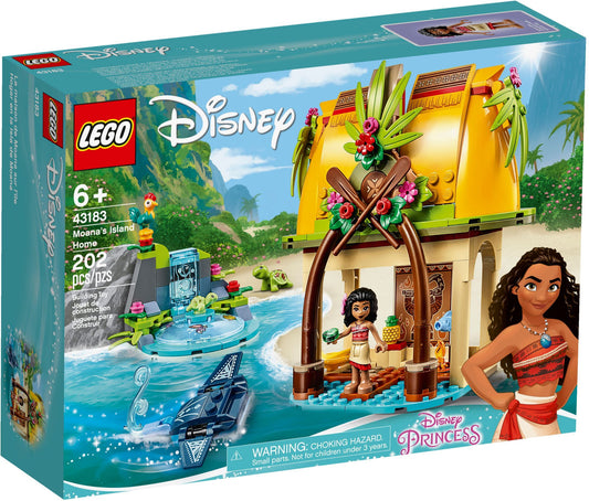 LEGO 43183 Moana's Island Home Playset - Disney Princess Toy - Auzzistore