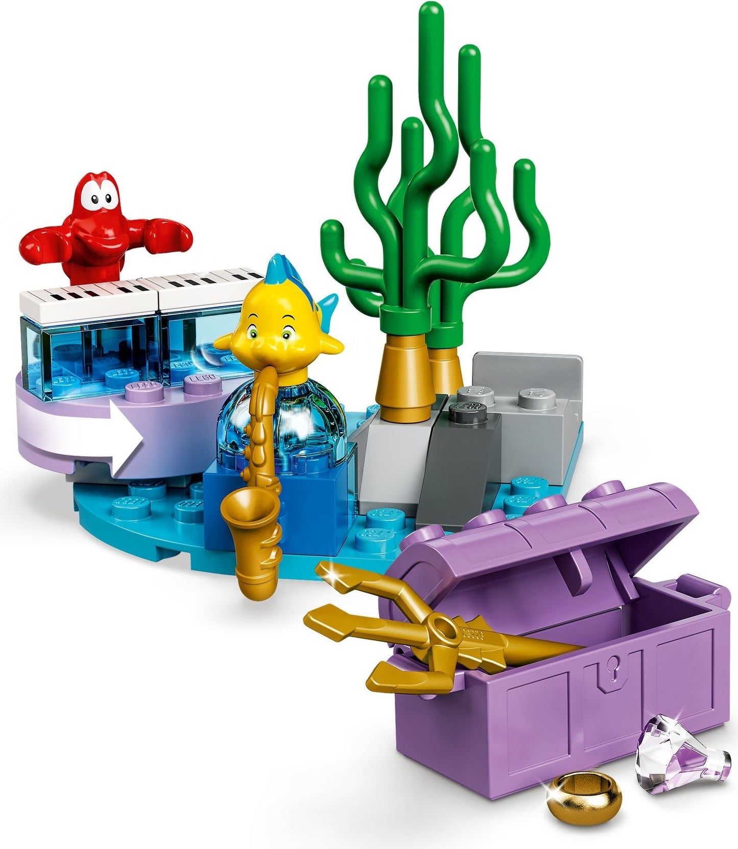 LEGO 43191 Ariel's Celebration Boat: Disney Princess Building Toy