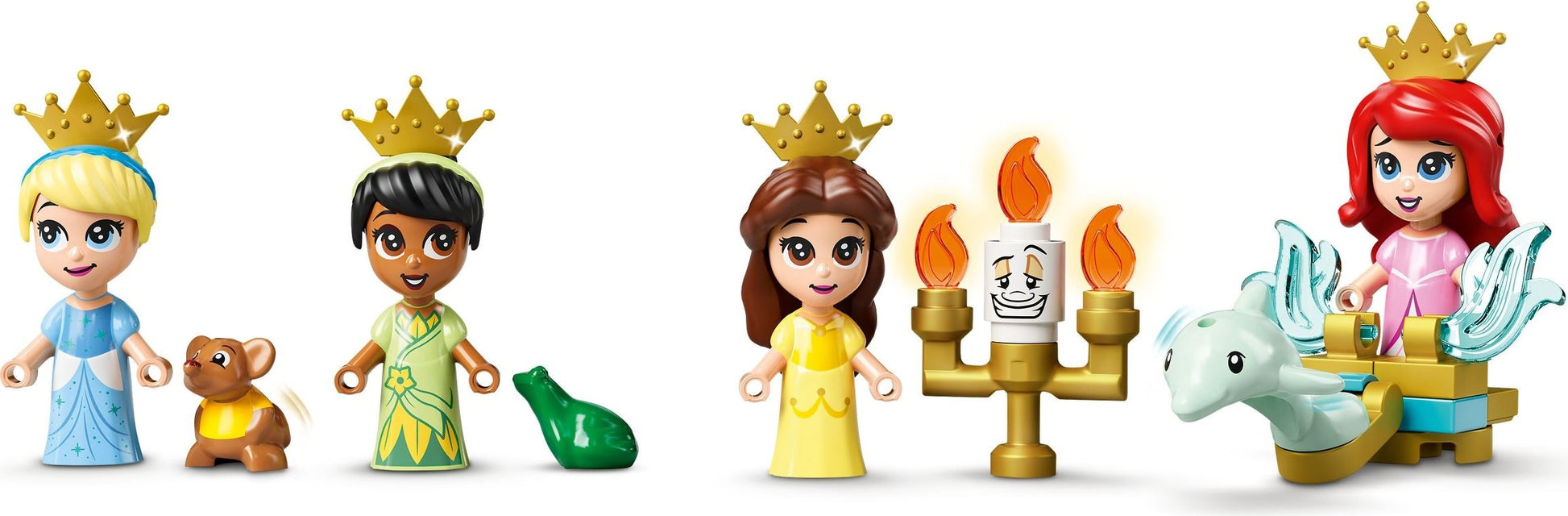 LEGO Disney 43193 Ariel, Belle, Cinderella and Tiana's Storybook Adventures- Auzzi Store