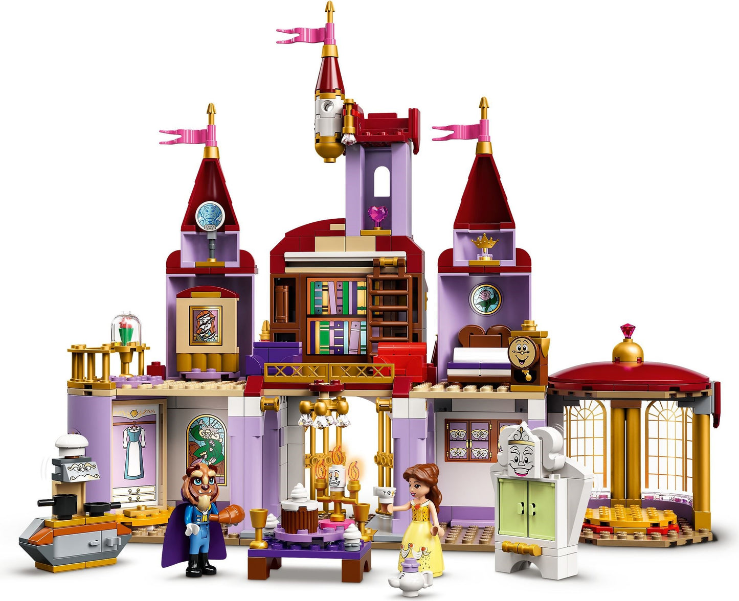LEGO 43196 Belle & Beast's Castle - Disney Princess Building Toy