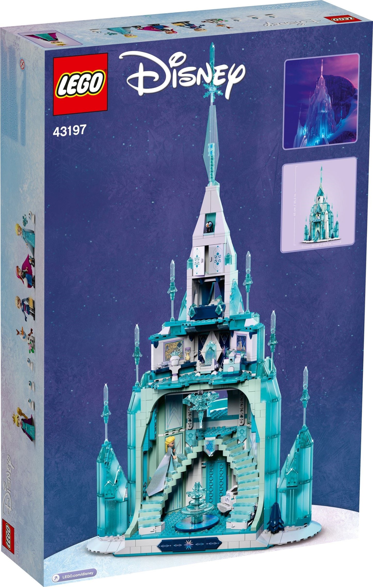 Lego - Disney FROZEN THE ICE CASTLE Set - Authentic Elsa 43197