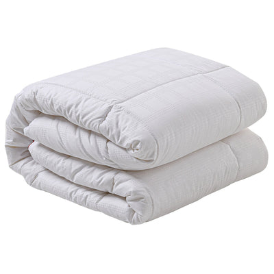 Onkaparinga All Seasons Wool Quilt Queen White 100% Cotton Sateen