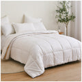 Onkaparinga All Seasons Wool Quilt King White Cotton Sateen Australian Wool