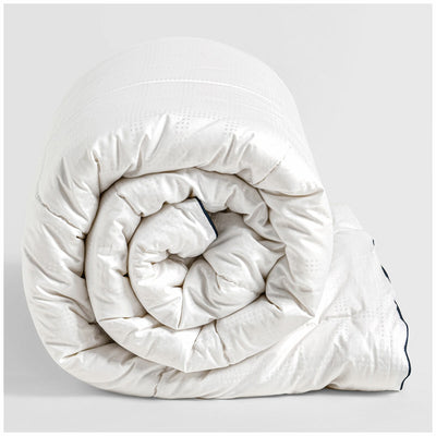 Onkaparinga All Seasons Wool Quilt King White Cotton Sateen Australian Wool