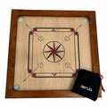 Jenjo Games Carrom Junior Carrom Board 155 Silver Indian Plywood Portable