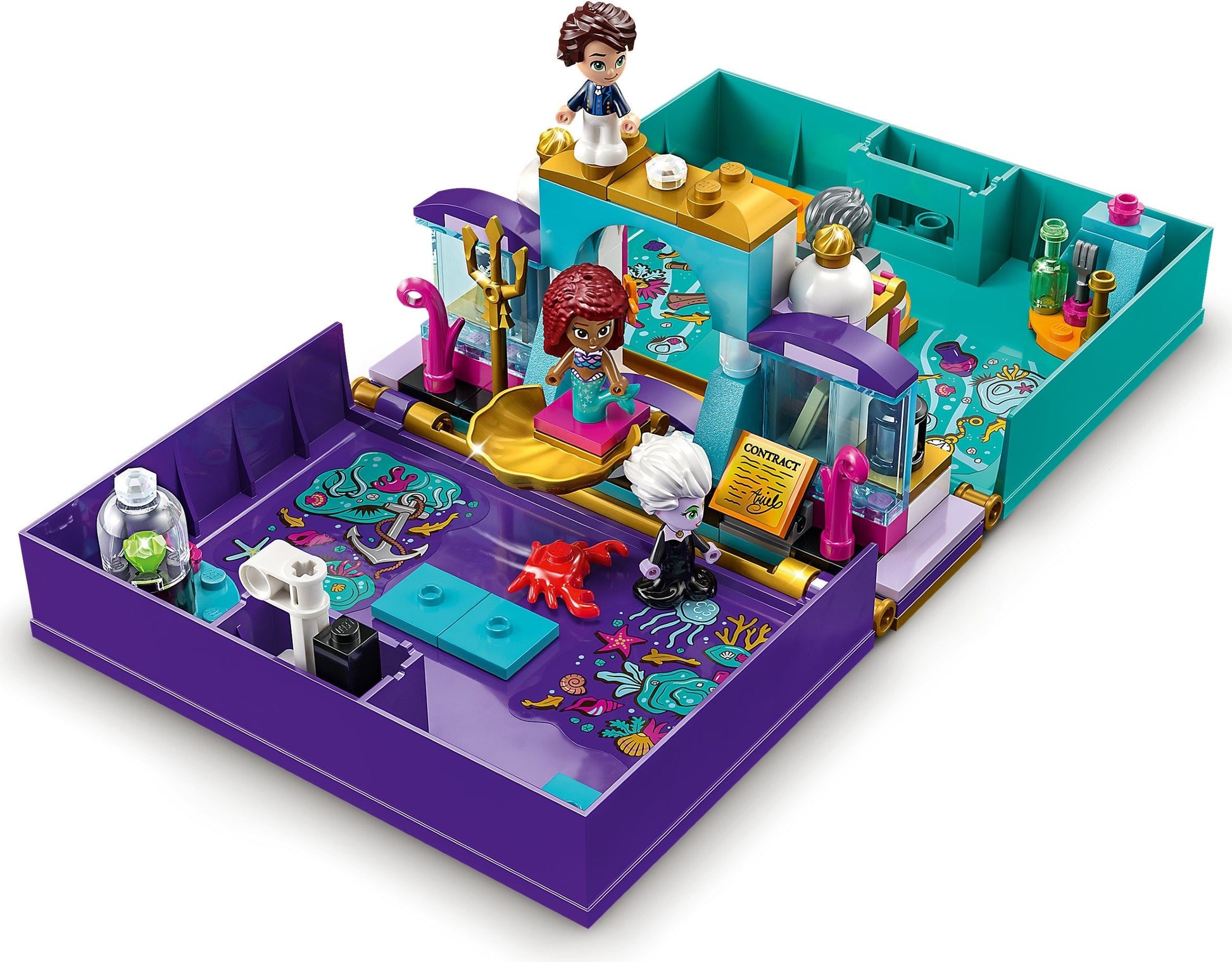 LEGO Disney Series 43213 The Little Mermaid Story Book- Auzzi Store