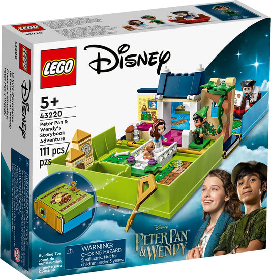 LEGO 43220 Peter Pan & Wendy’s Storybook Adventure – Disney Fairytale Set - Auzzistore