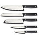 Hampton Forge Jasper 5 Piece Knife Set German Steel With Blade Guards — image 2