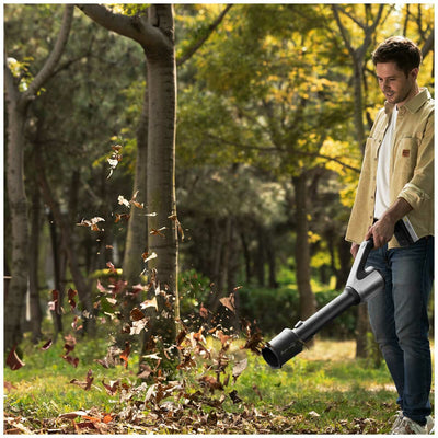 Hoto 20V Leaf Blower 720CFM QWCYJ001 Portable Black & Silver