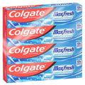 Colgate Max Fresh Toothpaste Mini Breath Strips Fluoride 4 x 200g