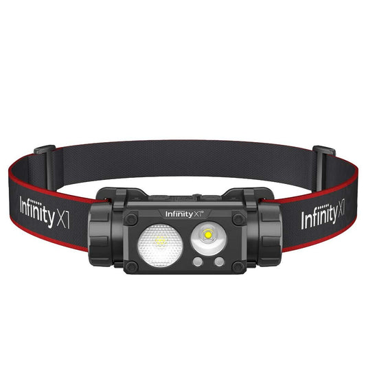 Infinity X1 1500 Lumen LED Headlamp 3 Pack Rechargeable USB-C