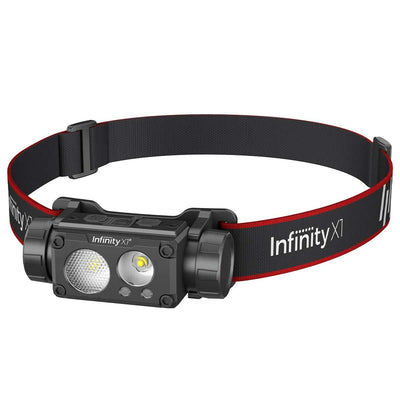Infinity X1 1500 Lumen LED Headlamp 3 Pack Rechargeable USB-C