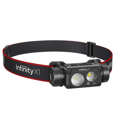 Infinity X1 1500 Lumen LED Headlamp 3 Pack Rechargeable USB-C
