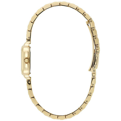 Olivia Burton Grosvenor Mini Quartz Women’s Watch 24000257 Ivory Gold-Plated