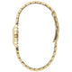 Olivia Burton Grosvenor Mini Ionic Plated Thin Gold Steel Ivory Dial Womens Watch 24000257