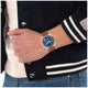 Coach Charter Saddle Leather Strap Blue Dial Men's Watch 14602741