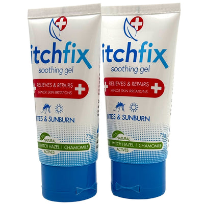 Itchfix Soothing Gel 2 x 75g Twin Pack Aloe and Witch Hazel