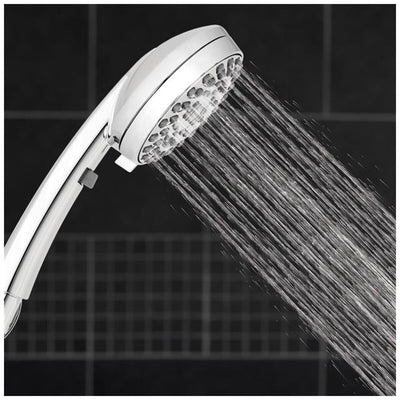 Waterpik Dual PowerPulse Handheld Shower Head 6-Spray Bliss Mist 1.5m Hose