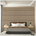 Artika Sonolok Sound Absorbing Slat Wall Panels Kit Oak Black 4 Pack