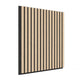 Artika Sonolok Sound Absorbing Slatted Wall Panel Kit Oak And Black