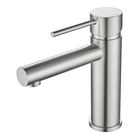 Mondella Resonance Basin Mixer - 35mm - Brushed Nickel - Ergonomic Handle