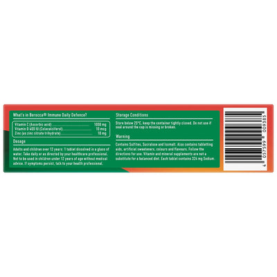 Berocca Immune Daily Defence Orange Effervescent Tablets 2 x 45