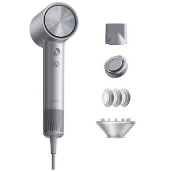 Laifen Swift 4 High Speed Hair Dryer Silver Ionic 30 Second Root Dry