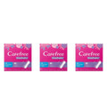 Carefree Breathable Panty Liners 3 x 48 Pack Unscented Liners