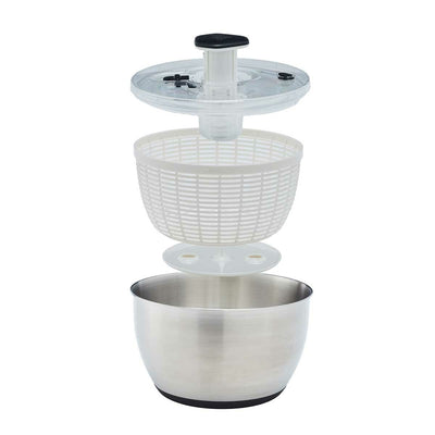 MIU Stainless Steel Salad Spinner Capacity 6L DG988-0.7 White/Black