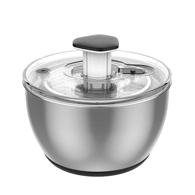 MIU Stainless Steel Salad Spinner Capacity 6L DG988-0.7 White/Black