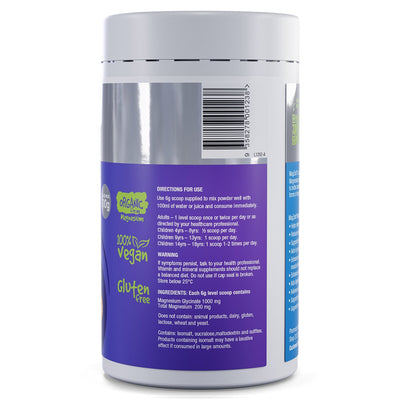 Vitaceuticals MagZorb Magnesium Glycinate 1000mg Powder Capacity 510g Gentle Orange Flavoured