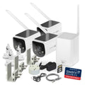Swann MaxRanger 4K Solar 3-Camera Security System SWNVK-MAXV2SD3GM-AU