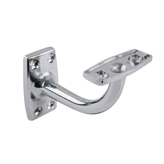Carinya Handrail Bracket - 46mm x 55mm - Chrome Plated - Corrosion Resistant - Auzzistore