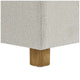 Henredon Sona Fabric Storage Ottoman Reversible Wood Tray Tops — image 3