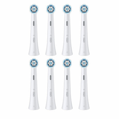 Oral-B iO Replacement Brush Heads 8 Pack Gentle Care White