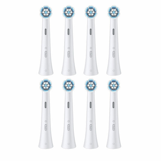 Oral-B iO Gentle Care Replacement Brush Heads White 8 Pack - Auzzistore