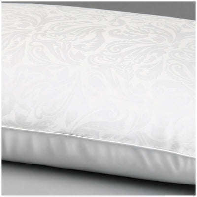 Hotel Grand Breathable Down Alternative Pillow 2 Pack Jumbo White Gel Fiber