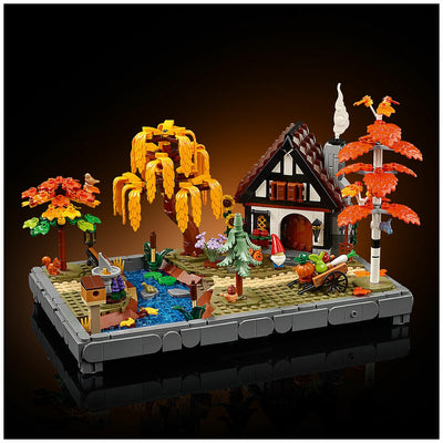 LEGO Icons Autumn Cottage Garden 11372 1102-Piece Building Set